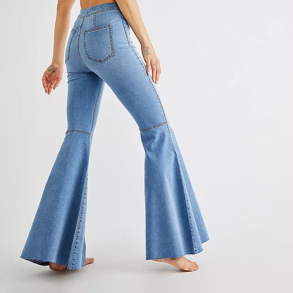 Free People Just Float On Flare Jeans